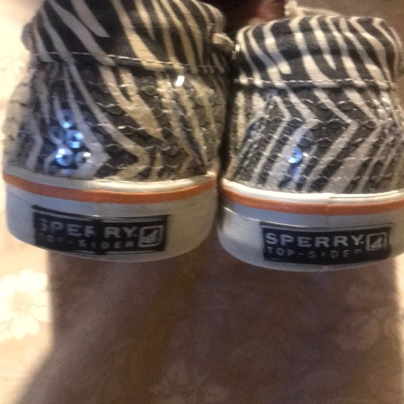 SPERRY SEQUINS ZEBRA PRINT SHOE - Picture 3 of 4
